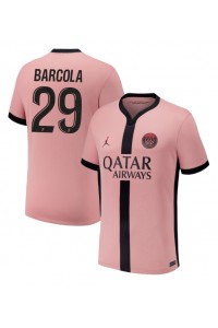 Paris Saint-Germain Bradley Barcola #29 Voetbaltruitje 3e tenue 2024-25 Korte Mouw